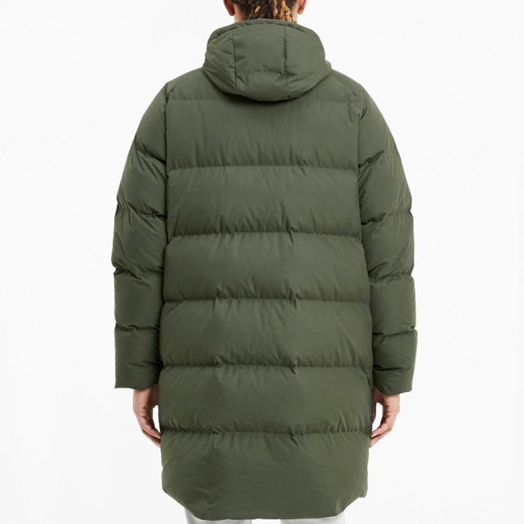 Puma Classic Hooded Warm Down Jacket Men Outerwear Dark-Green 599309-64