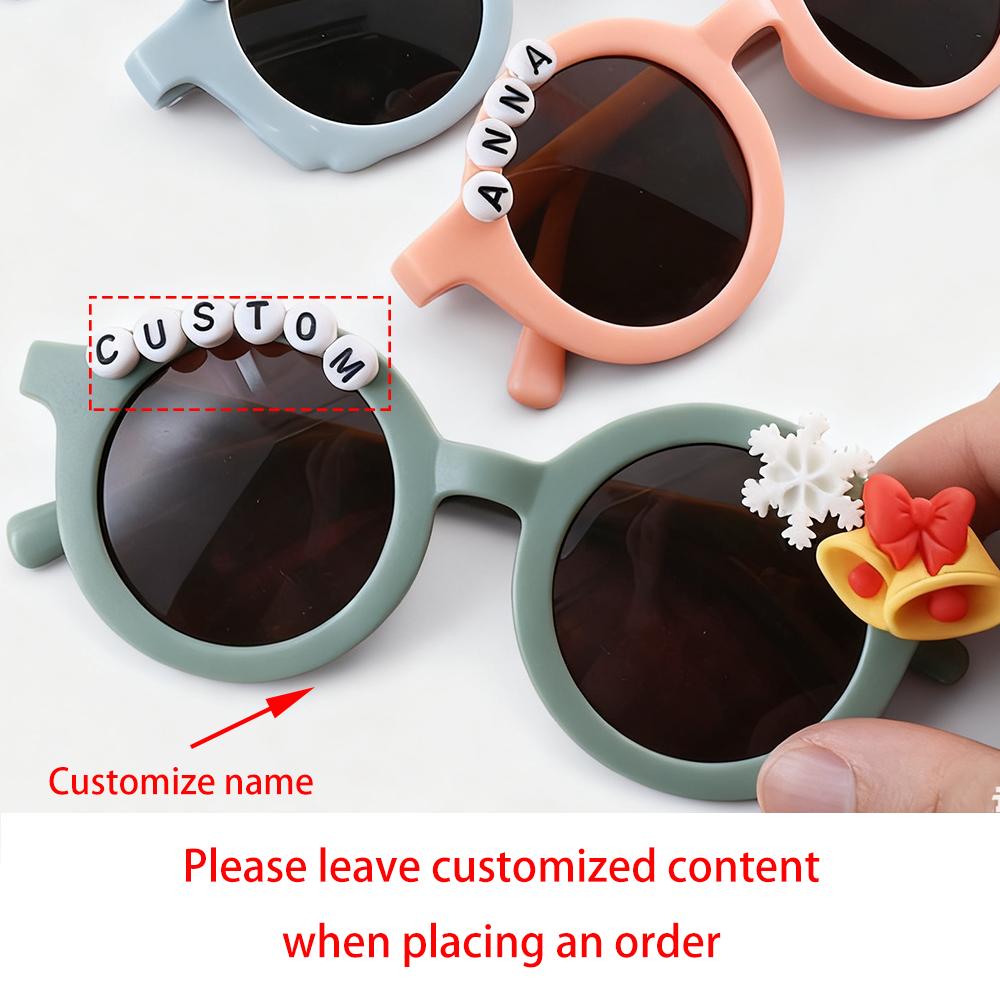 

Personalized Christmas Kids Party Decoration Flower Girl Wedding Present Merry Xmas Eve Santa Christmas Holiday Party Favors 1pcs 13x4cm