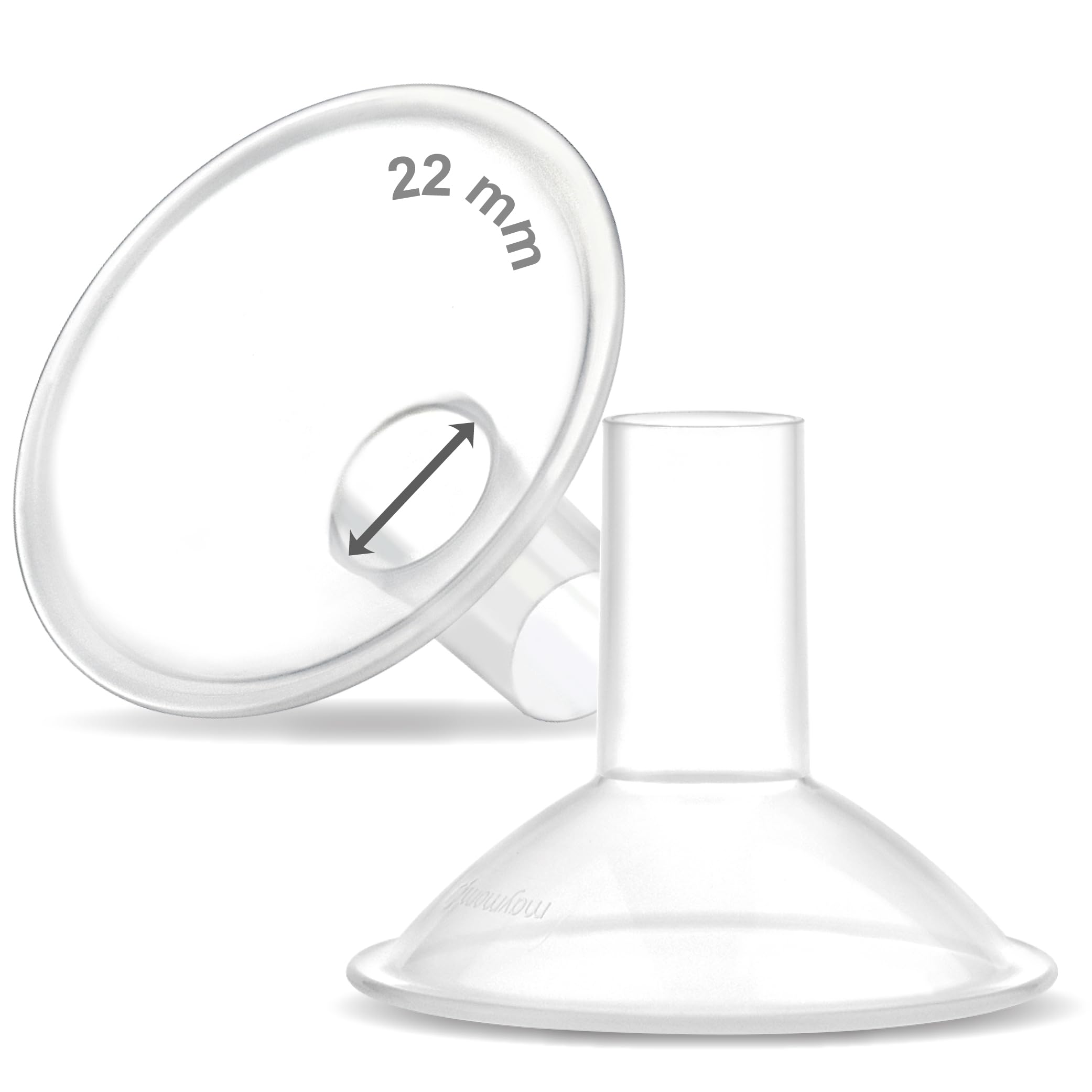 

Maymom Breast Pump S Replacement Parts for Medela and Pigeon Breast Product Bowl-shaped Nipple, 22mm, Size, Pumps, 2-Piece Set, Non-Genuine