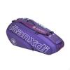 Tennis Bag Backpack Padding Shoulder Strap with Shoe Compartment for Workout White
