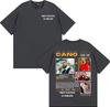 Rapper Cano Triana Tour Album 2025 Print Tee Shirt Men Casual Cotton Short Sleeve T-shirt Male Summer Tops High Quality T Shirt