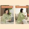 Washable Hooded Shawl Wearable Heating Lap Blanket Fashion USB Electric Heated Blanket  Household