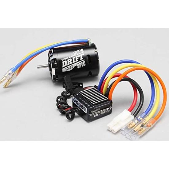 

Безщітковий комплект безщіткових двигунів YOKOMO/BL-S4135DB/BL-SP4 ESC+ZERO-S 13.5T (Чорний)