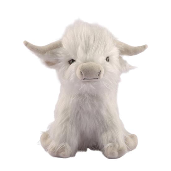 

25 см креативные плюшевые игрушки в виде коров, полностью заполненные, плюшевые игрушки Кайло, кукла-животное, детский подарок белый