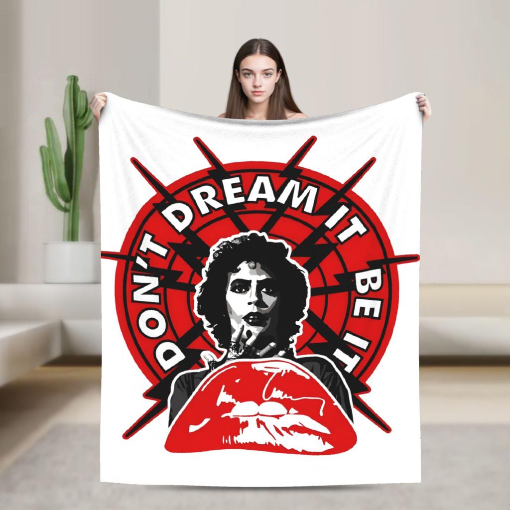 Rip Tim Curry Gift Blanket For Men Women Ultra Soft  Throw Blankets For Bed 50X60 Inches Multiple Sizes