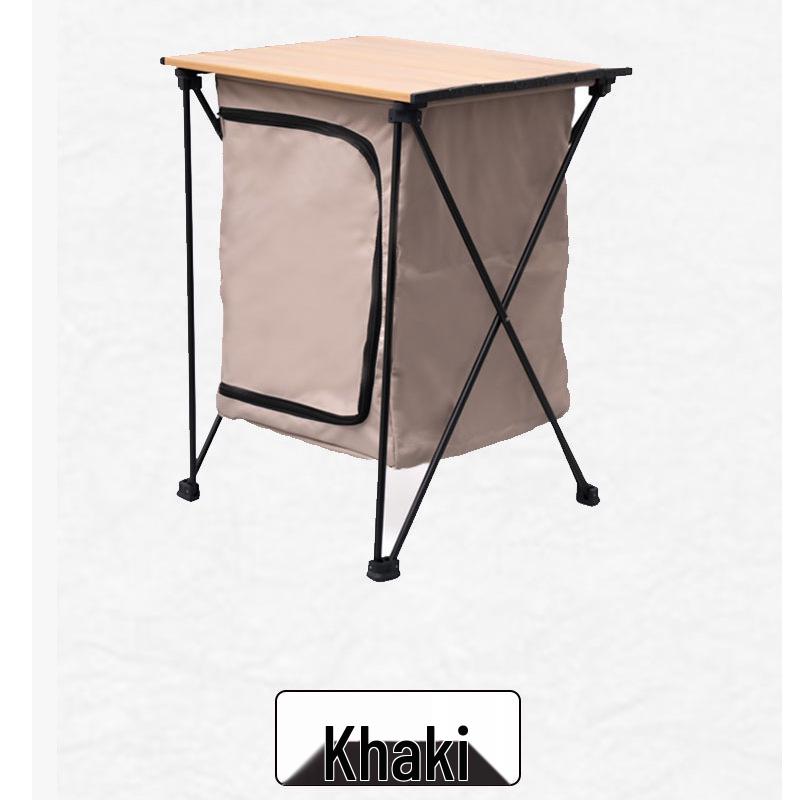 Portable Aluminum Outdoor Folding Camping Cabinet/Table Combo