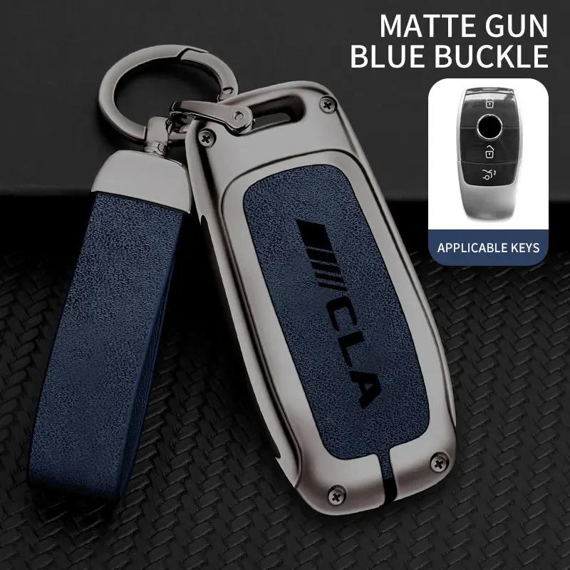 

Zinc alloy car key cover is suitable for Mercedes-Benz CLA200 CLA260 CLA250 CLA220 W169 C117 car key chain accessories