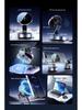 2025 Wireless Charger Car Mount with Nano Adhesive, Magnetic Suction Cup, and Seven-Color Ambient Light.