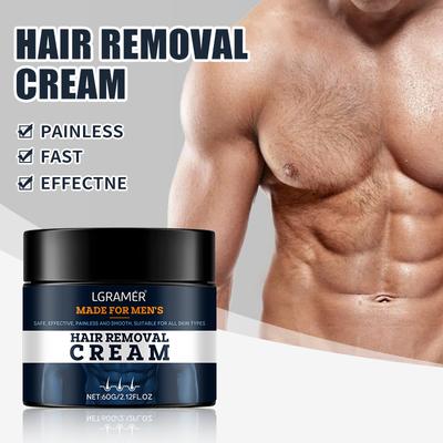 Fast Hair Removal Cream Private for Men Painless Flawless Removal Depilatory Coarse Male Body Arm Armpit Leg Hair Repair Care