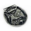 Retro Masonic Plate Buckle: American West-Inspired Fashion Belt