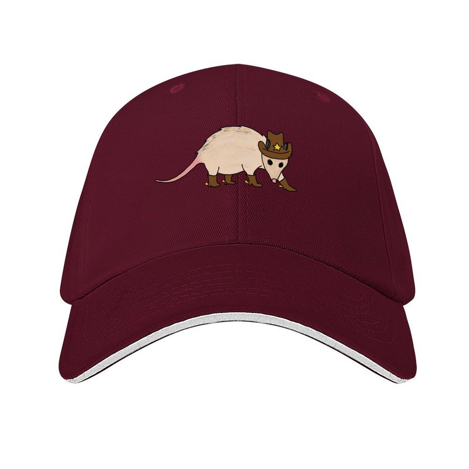 Sheriff Possum No Text Baseball Cap luxury woman cap Fishing cap Luxury Sun Womens Beach Outlet 2025 Mens