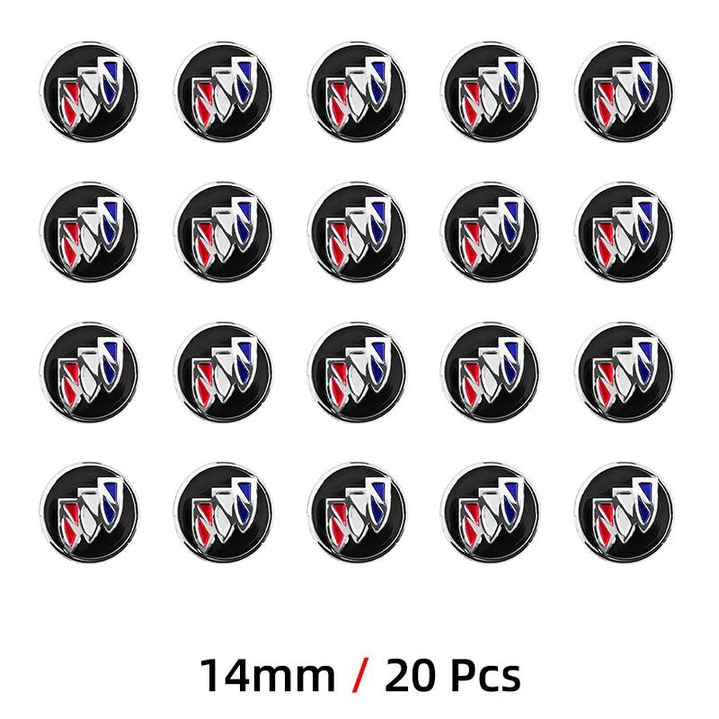 13mm 14mm 17mm Auto-Fernschlüssel Aluminium-Logo-Aufkleber Für Buick GL6 Envista Park Avenue royaum enclave Encore Envision Excelle XT