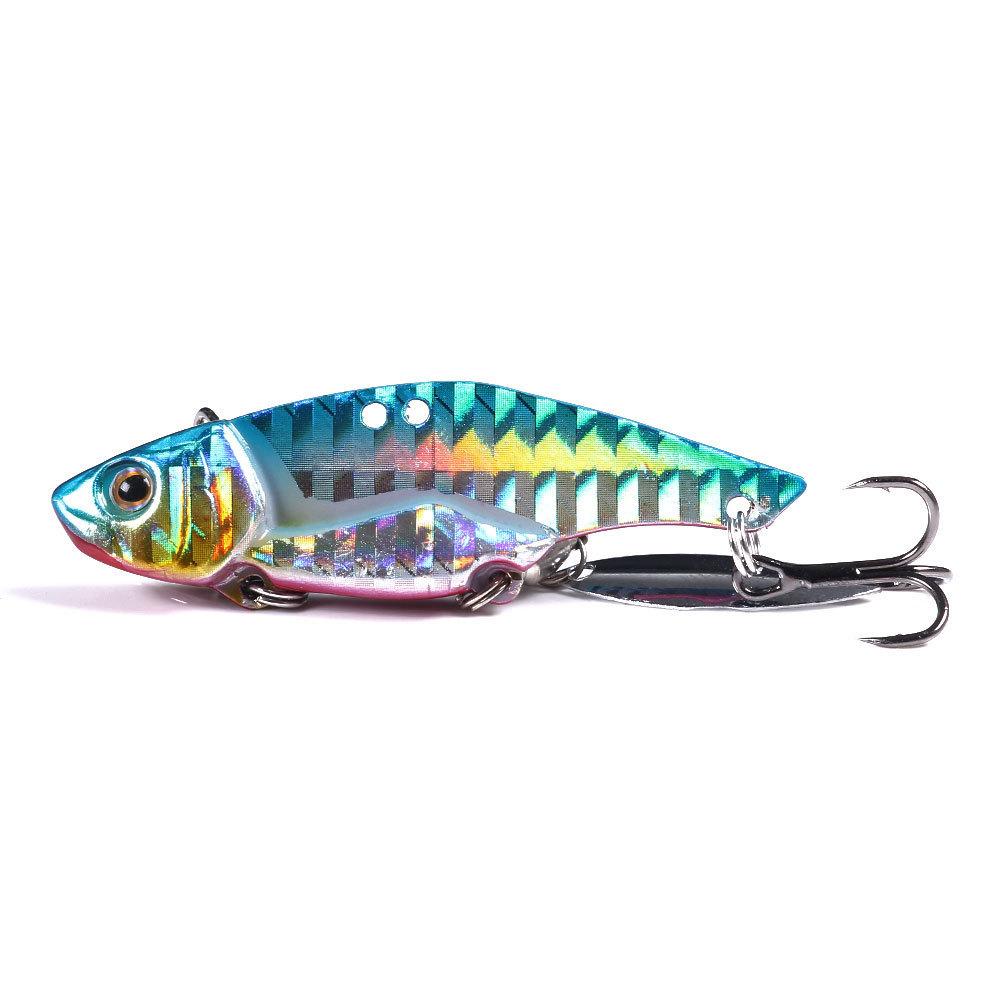 Freshwater Bass Lure BaitVIBRotating Sequin Blood Groove Hook5cm12g16g10No.12No.