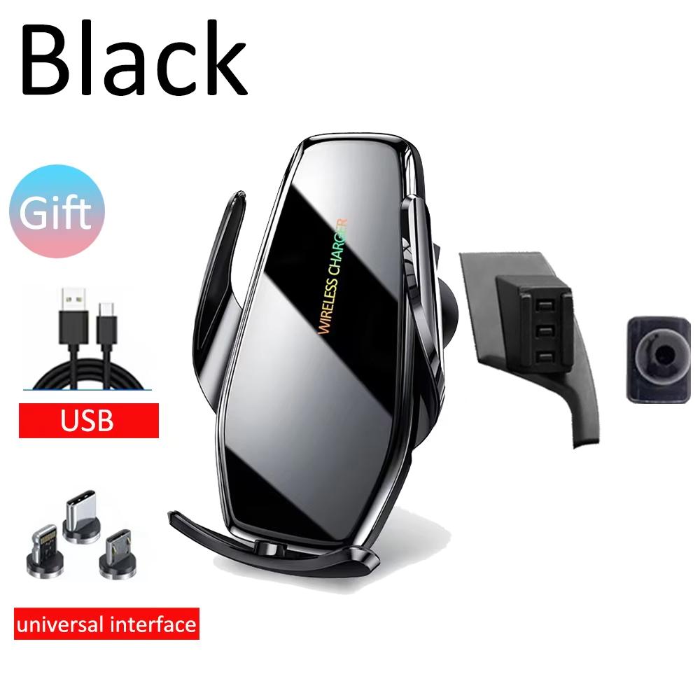 Car Phone Holder In-Car Bracket For KIA K3 2013 2014 2015-2017 Support Wireless Fast Charging Bracket Base Special Fixed Bracket