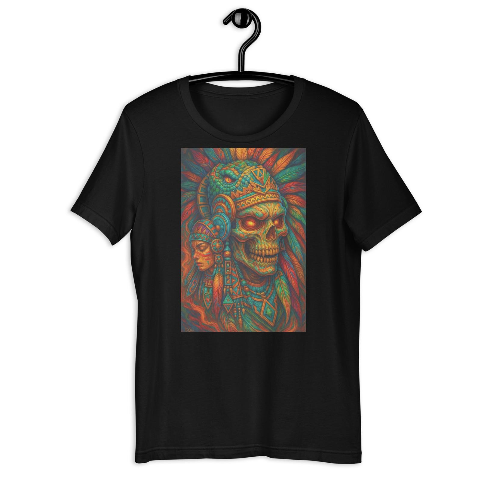 Aztec Skull Warrior Princess Dual Spirit Ancient Mexican Ar S