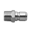 American Standard 304 Stainless Steel 1/2" Male Thread Hydraulic Quick-Connect Fitting