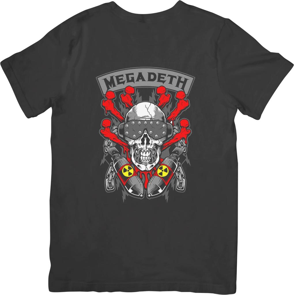 Megadeath 4 Music Unisex Fit for Men & Women Quality Cotton T-Shirt Black