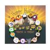 Halloween Pumpkin Ghost Skull Charm Bracelet for Women Colorful Polymer Clay Resin Beads Bracelets Girls Party Jewelry Accessory