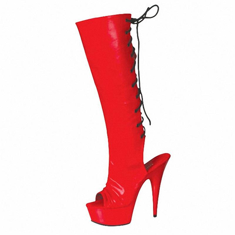 Autumn Women's Knight Boots Black 15cm High Cylinder Inner Height Increase Adhesive Bottom Round Head Thin Heel Fashion Boots