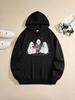 Women'S Hoodie with Graphic Print, Fall Streetwear Casual Ghost/Skeleton/Pumpkin/Halloween Theme