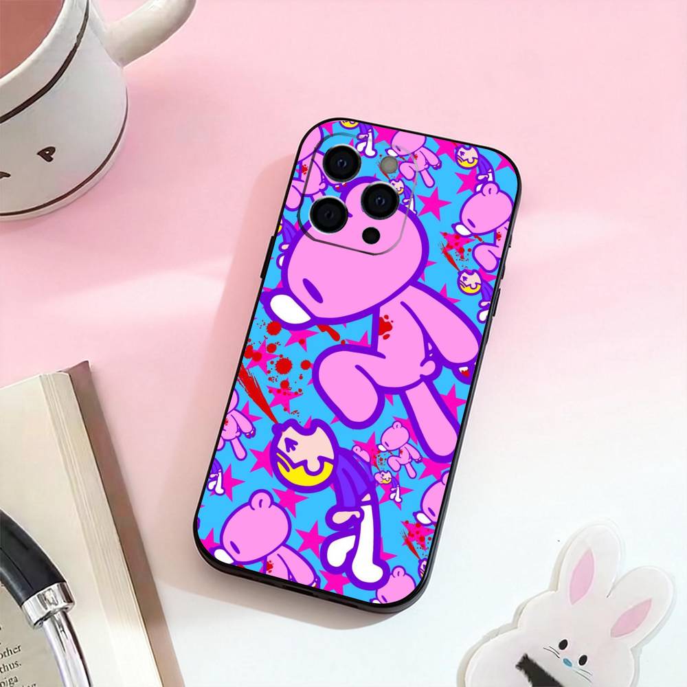 G-Gloomy Cute Bear wallpaper Phone Case Silicone Soft For IPhone 17,16,15,14,13,12,11,XS,Plus Pro Max