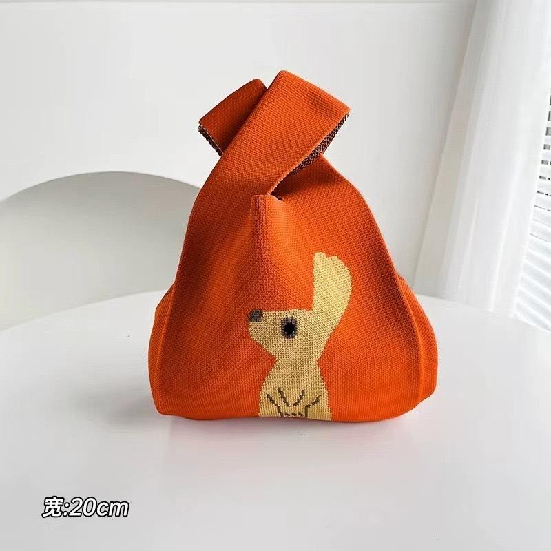 Knitted bag, gift bag, souvenir gift, woven bag, gift bag, fashion wrist bag, handbag, women's bucket bag.
