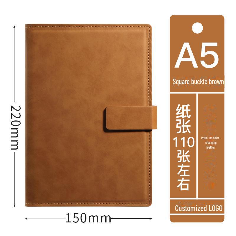 Customized A5 Thickened Notepad with Creative Buckle and Logo for Business