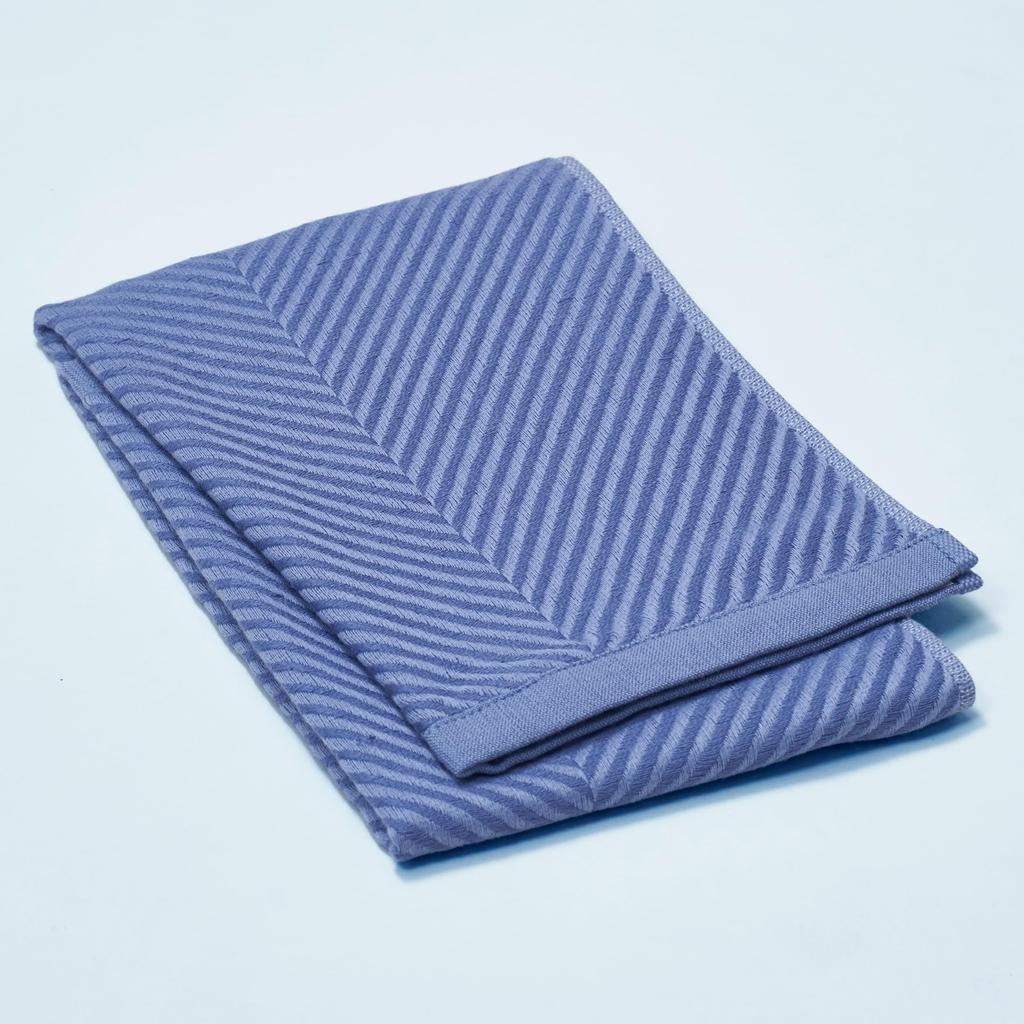 Nishikawa Imabari Gauze Face 34 x Watairo So Soft Want to Rub Your Cheek Smooth and Made in Navy TT25131663 Towel, 80cm, 100% Cotton, 4-Ply Gauze,
