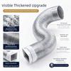 Aluminum Foil Exhaust Hose Heavy Duty AC Exhaust Hose Tube Air Conditioner Duct  Hotel Use