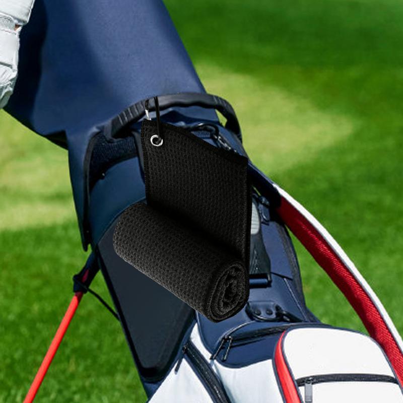Golfhandtuch Mikrofaserstoff Für Golf liebhaber Weich Saugfähig Golfschläger Reiniger Lappen Clip Golf Zubehör Golfschläger Reinigungs Handtuch