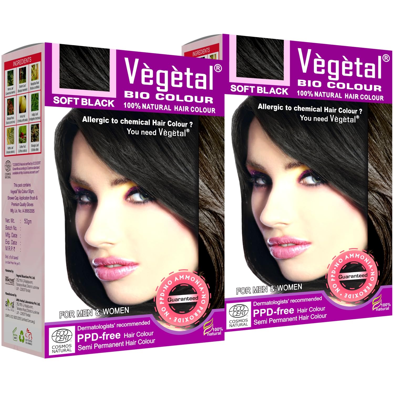 Vegetal Bio Hair Colour Soft Black
