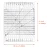 1pc DIY Sewing Pattern Ruler, Acrylic Irregular Patchwork Ruler, Quilting Template, Multifunction Transparent Splicing Ruler