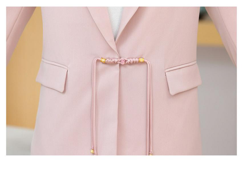 Spring Jacket: New Chinese Style Lapel Suit for Middle-aged & Elderly Women