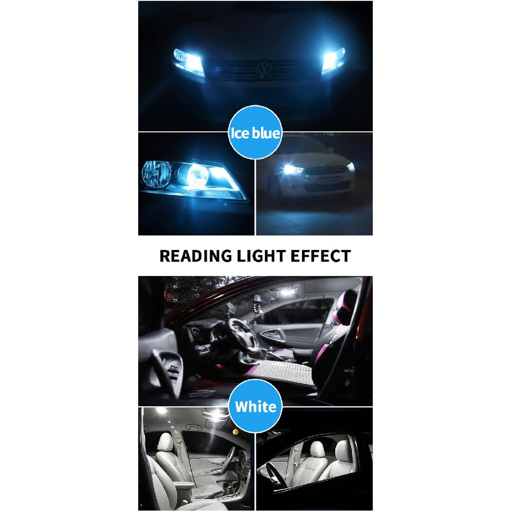 10pcs W5W Led T10 168 194 Signal Lamp Canbus 4014 26SMD For Car Interior Map Dome Lights Parking Position Lights 6000K 12V Dome Lights 6