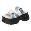Fashion Women Platform Slippers New Summer Designers Chunky Wedge Shoes Beach Flip Flops Woman Outdoor 7.5CM Heels Casual Sandalias 2024