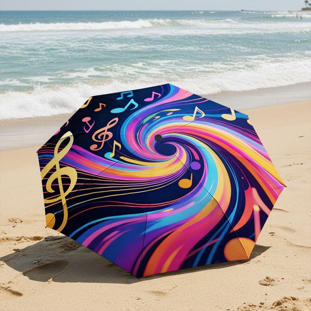 1pc Automatic Umbrella with Automatic Opening/Closing, Portable Collapsible Canopy, Automatic Umbrella Suitable for s, Stylish