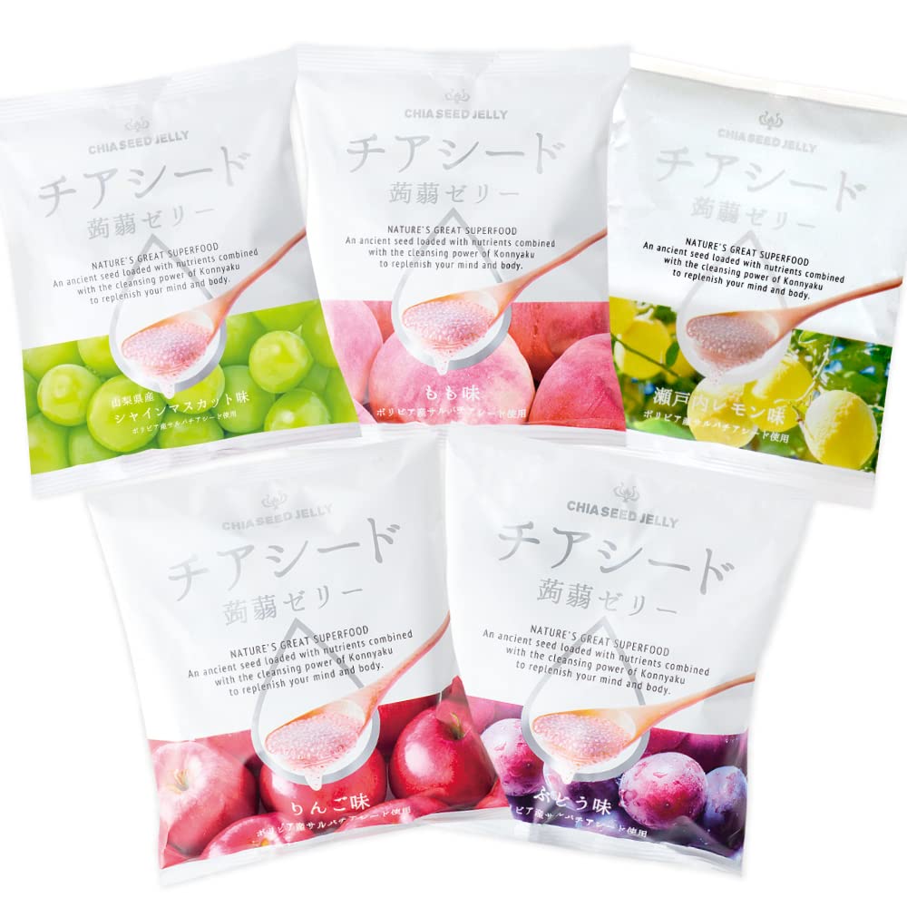 Chia Seed Konjac Jelly (Mixed)