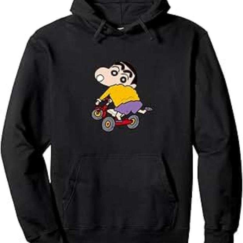

Crayon Shin-chan Baby Shin-chan Crawling hooded sweatshirt Sweatshirt oversized loose comfortable fashionable personalized 3XL