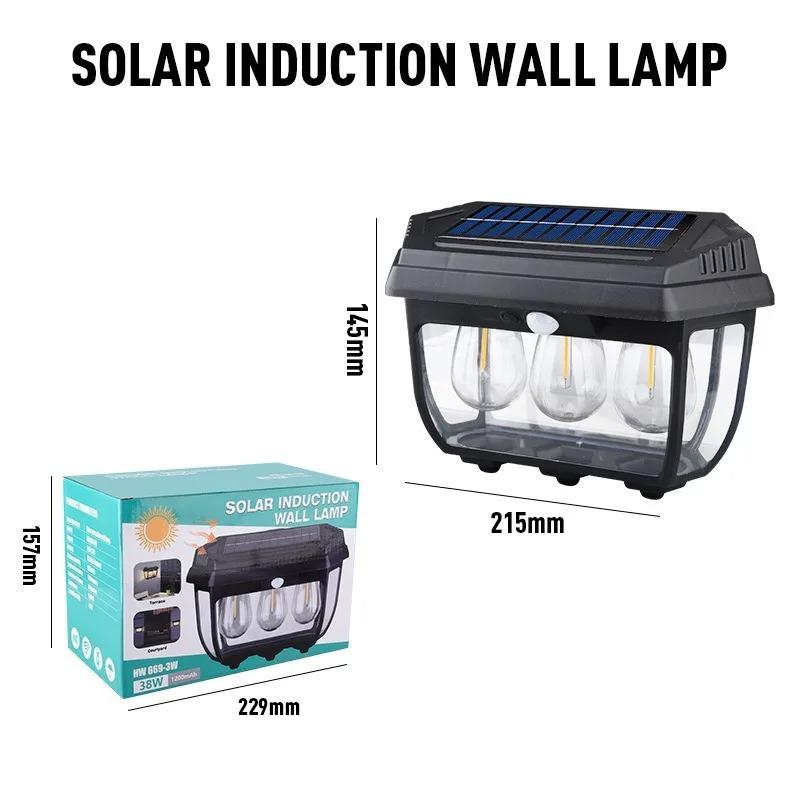 Solar Motion Lights Outdoor Waterproof, Solar Porch Lights Outdoor for Door, Shed, Patio, Garage, Yard Outside Decorative