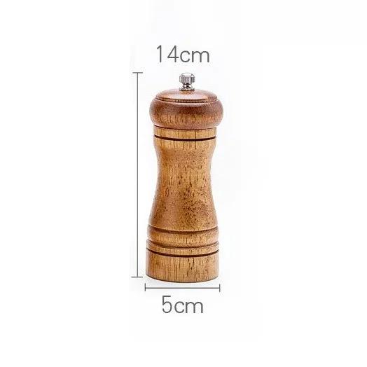 

Wood Pepper Grinder, Salt Mill Pepper Grinder, Salt Shakers with Adjustable Ceramic Rotor Wood Pepper Grinder for Your Kitchen