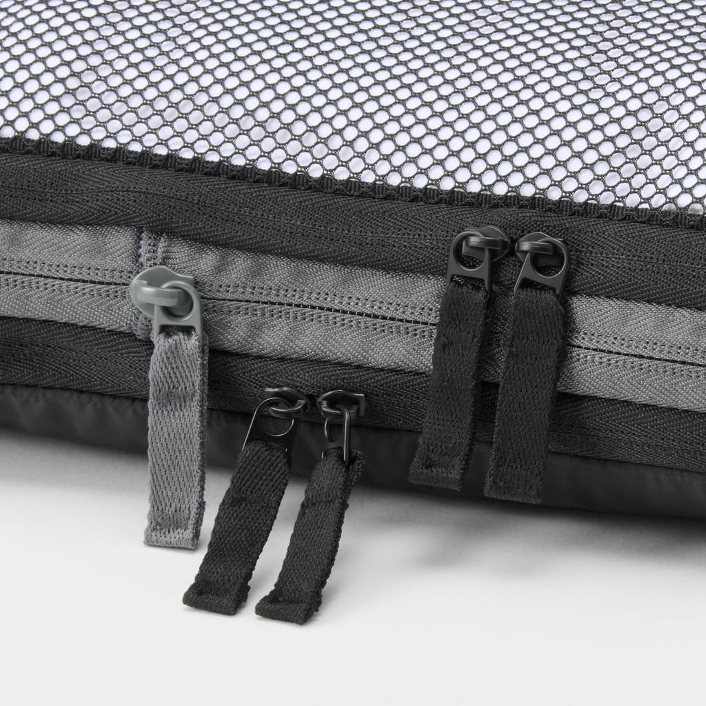 MUJI Polyester Sorting Compressed 26 X 40 X 10 OHH63A4A Case, Type, Black, Medium, Approx. Cm,