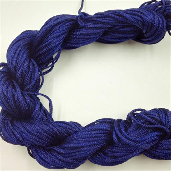 Nylon Cord Thread Chinese Knot Macrame Cord Bracelet Braided String DIY Tassels Beading For Shamballa Rope
