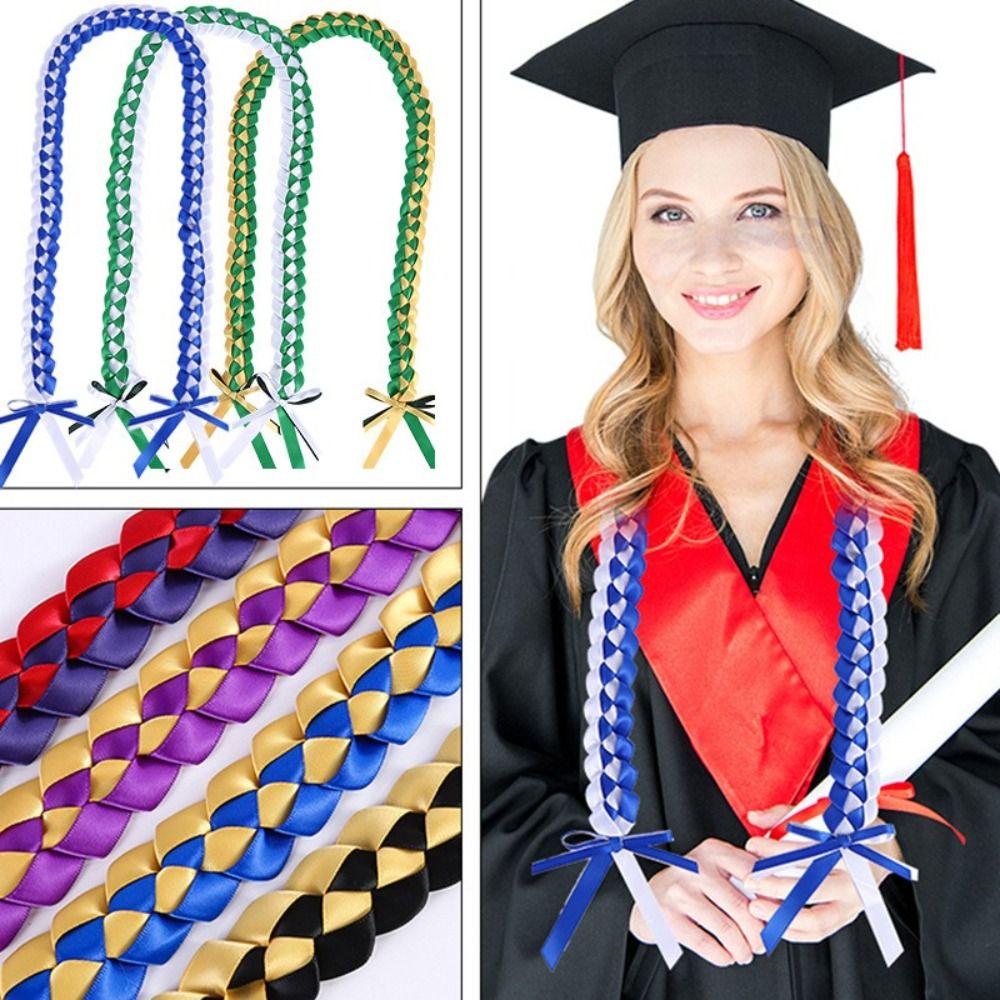 Polyester Graduation Ribbon Handmade Graduation Honor Cord  Academic Regalia