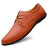 Men's business casual shoes lace-up four-season shoes soft-soled driving shoes super migration professional work shoes men's shoes leather shoes men's