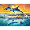 5D DIY Diamond Painting Full Round Animal Dolphin Diamond Embroidery Painting Cross Stitch Kit Home Decoration Rhinestone Gift