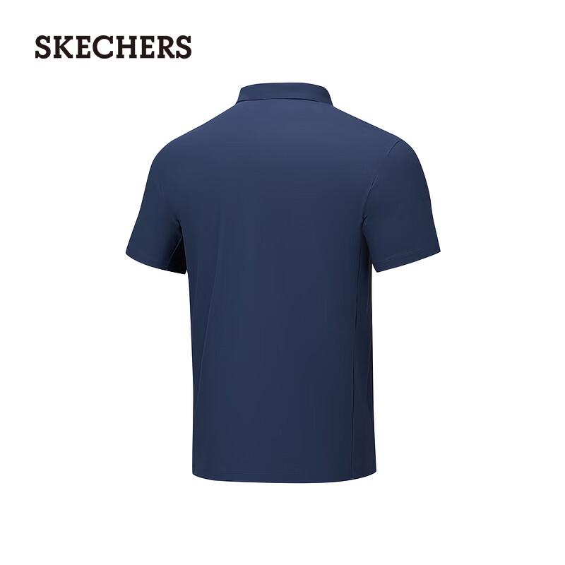 Skechers Men's Knitted Short Sleeve Polo Shirt