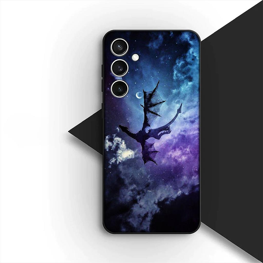 Vierte Flügel Drachen Silikonhülle für Samsung Galaxy A36 A55 A26 A05 A06 A14 A50 A51 A53 A54 A12 A13 A23 A35 Hülle Handyhülle