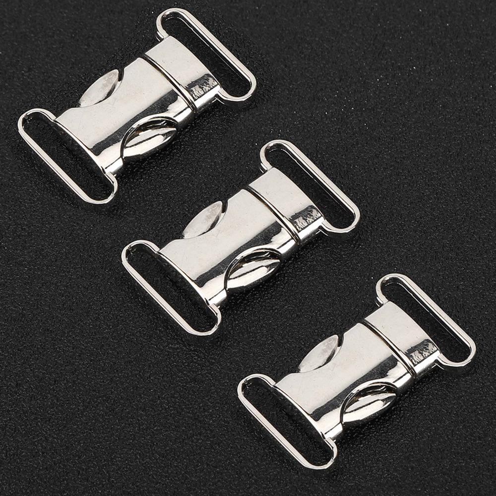 3Pcs Lightweight Metal Webbing Buckles Stainless Steel Webbing Buckle  Outdoor Activities
