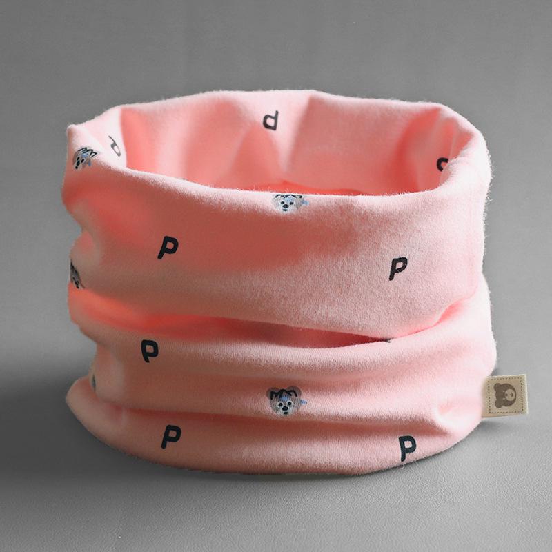 Class A Pure Cotton Baby Snood: Kids' Autumn/Winter Neck Warmer, Windproof Pullover Scarf for Boys & Girls.