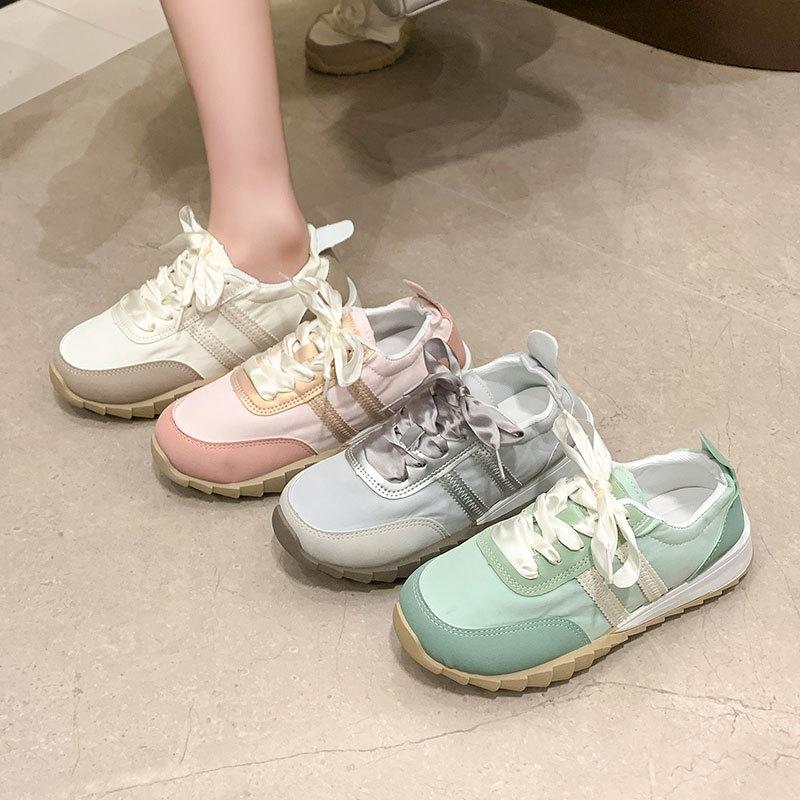Silver Forrest Gump Shoes Women's Spring and Summer New Breathable Moral Training Shoes Casual Sports Shoes Canvas